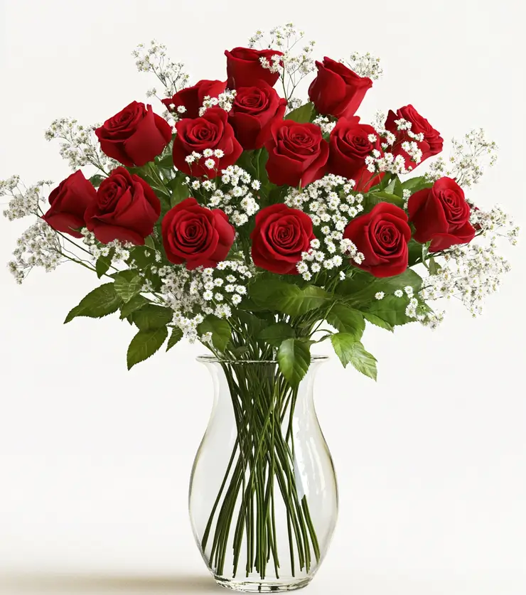Perfectly Red Roses
