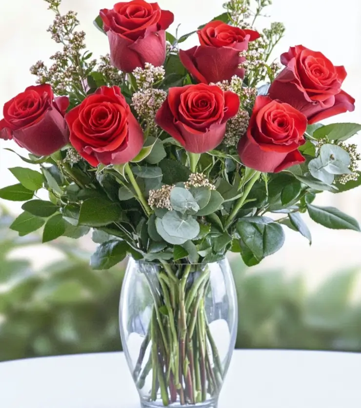 Extravagant Arrangement of Red Roses