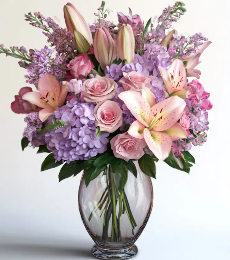 Delightful Pink Flower Arrangement